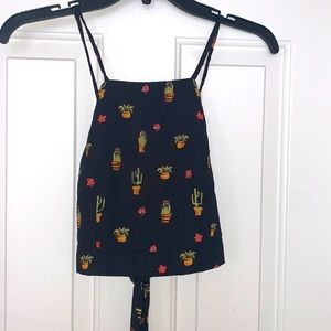 Black Crop Top